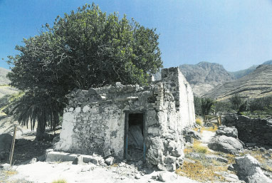 Estado de las antiguas edificaciones y situación del Valle de Guayedra en los inicios de los años 90